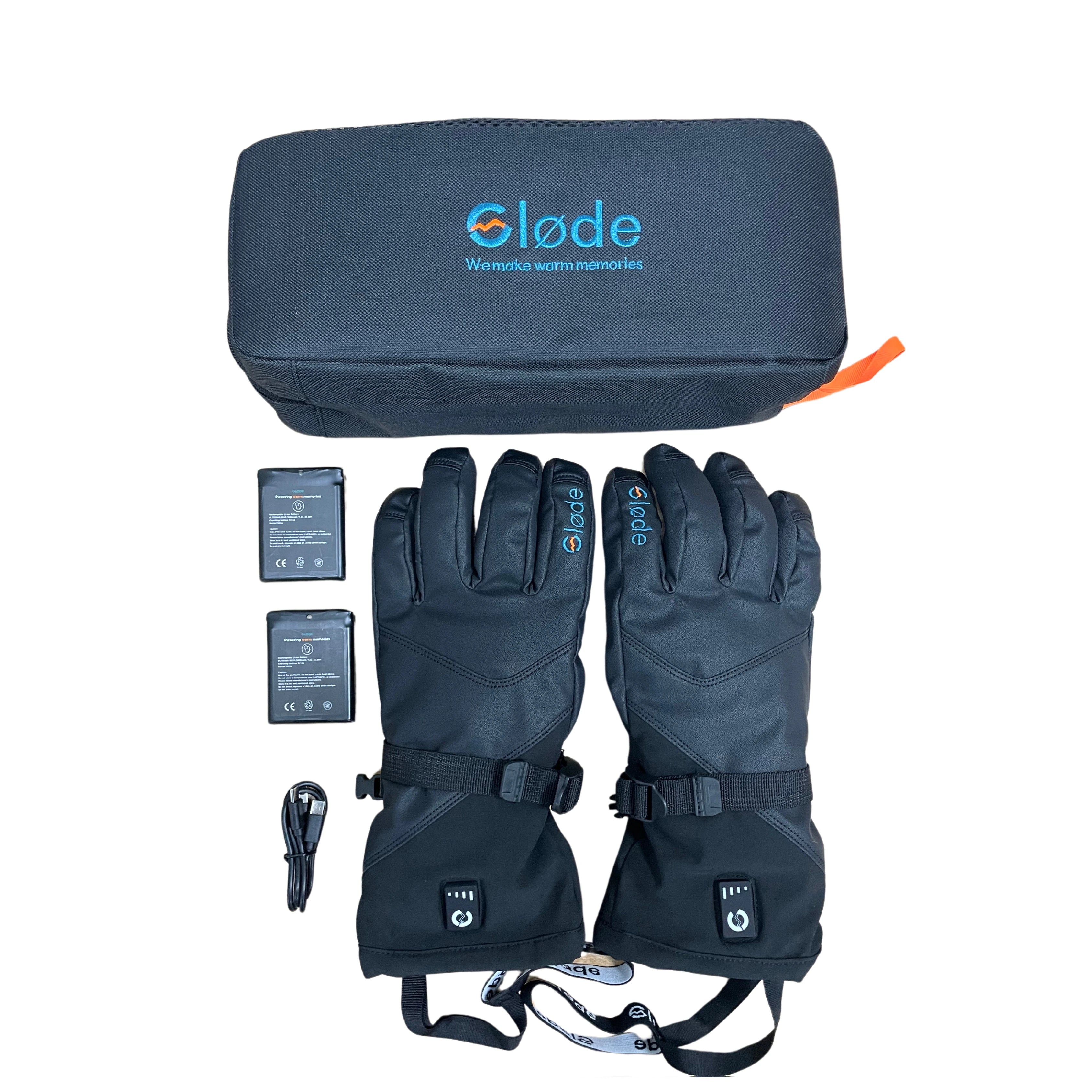 elektrisch wärmende handschuhe Øven Elektrisch beheizte Handschuhe Schwarz Unisex – Gløde