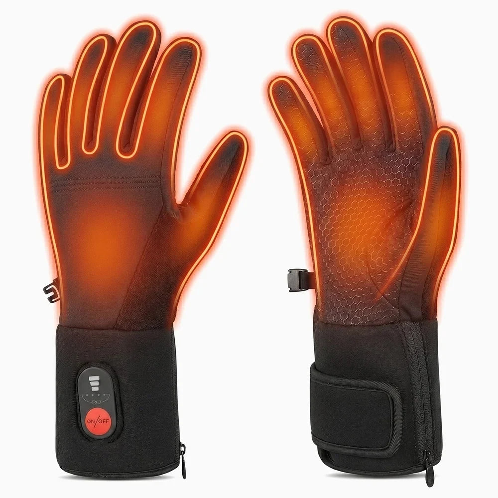 Verwarmingszones op rug van de hand en vingers